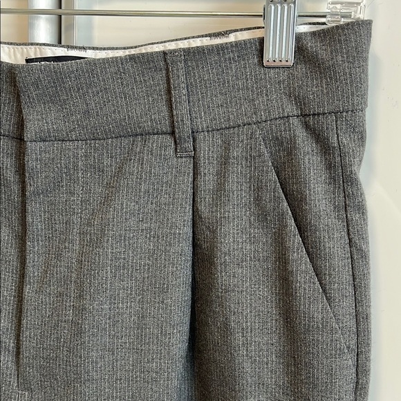 ZARA Classic Grey High Waist Long Knee-Length Shorts, Size M - Picture 3 of 9